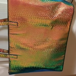 BNWOT Skinnydip "Cosmo" iridescent shoulder bag
